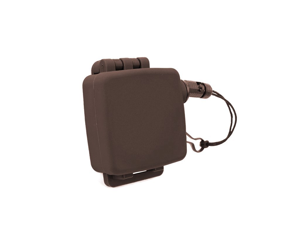 Fiel Retrátil Liso - Marrom - Bélica