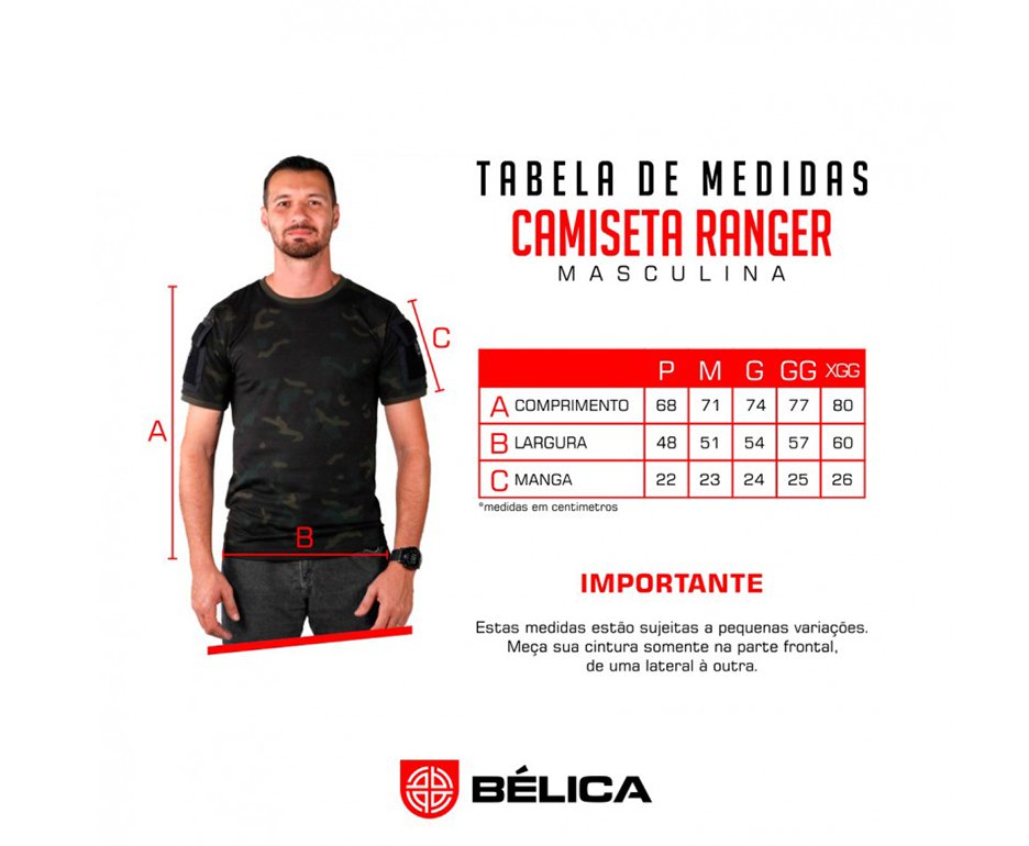 Camiseta Ranger - Belica - P