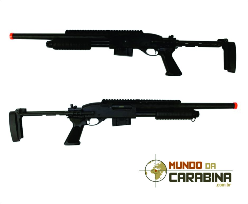 Rifle De Airsoft Shotgun M870 Full Metal Cal 6.0mm
