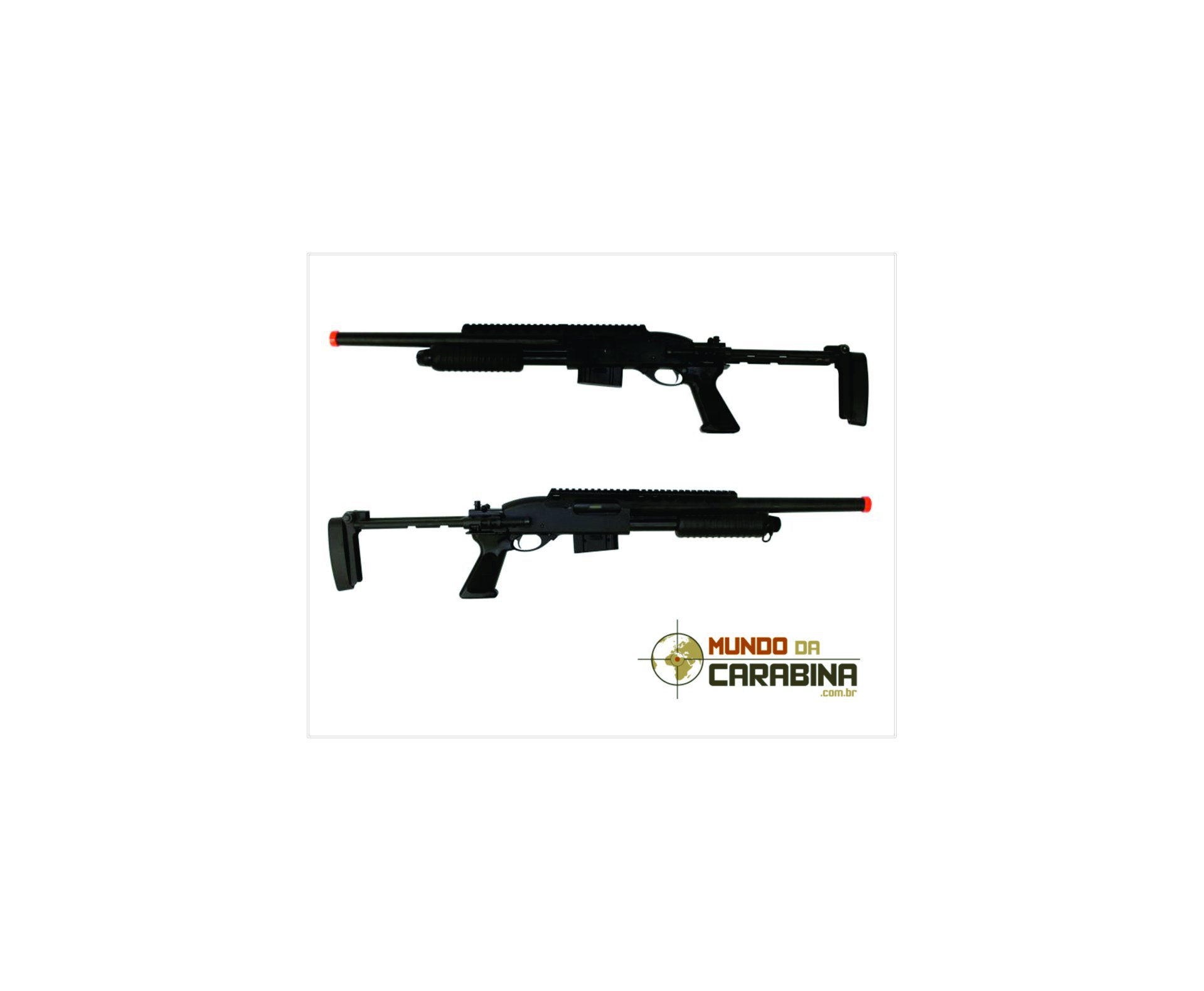 Rifle De Airsoft Shotgun M870 Full Metal Cal 6.0mm