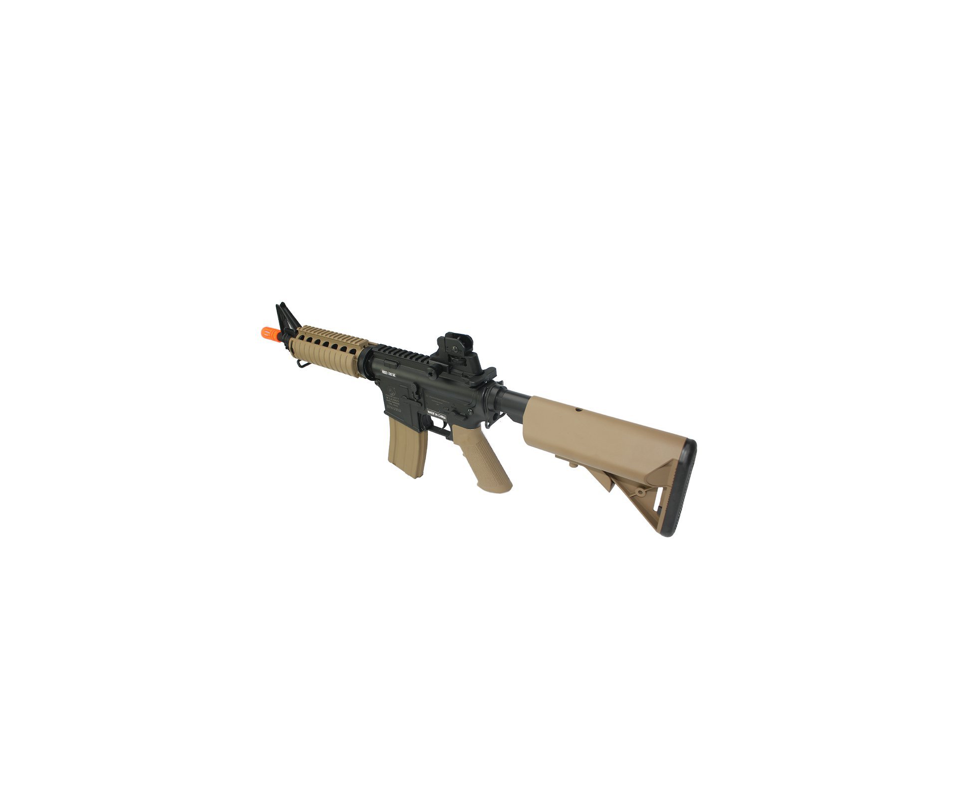 Rifle De Airsoft M4a1 Cqb Ris Colt Dark Earth Cal 6,00mm - Bivolt - Cybergun