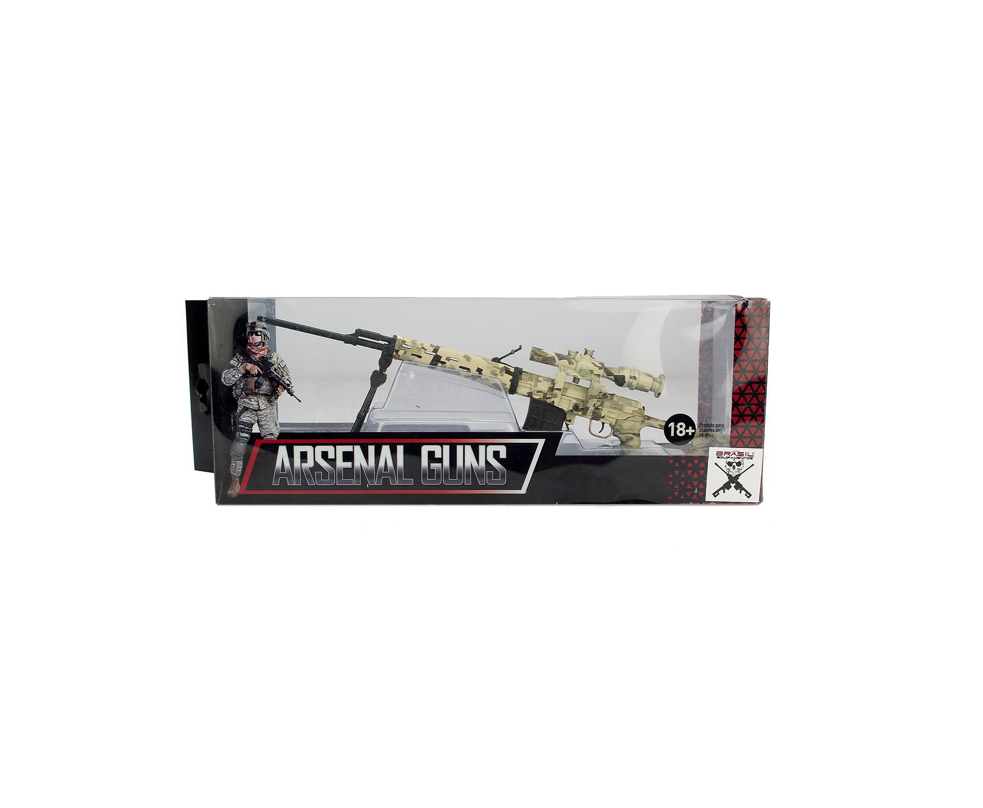 Rifle Sniper Dragunov Camuflada Miniatura Metálica - Arsenal Guns