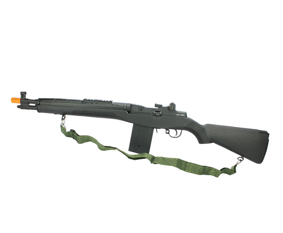 Rifle De Airsoft M14 Scout Socom Aeg Full Metal Cal. 6mm Cm32a Bk - Cyma