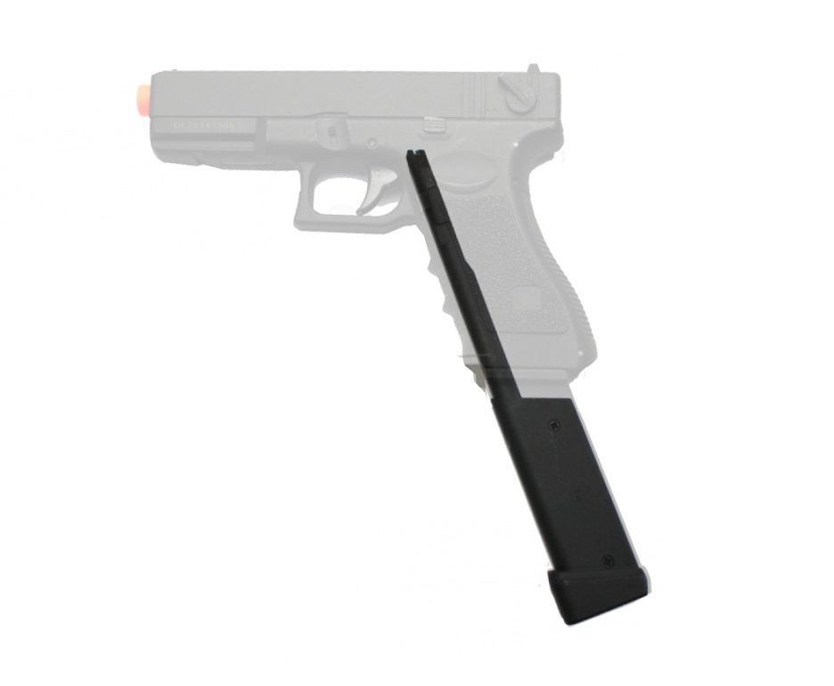 Magazine Estendido Para Pistola Glock / P226 E 1911 Cyma (cap 100 Bbs) - Cyma