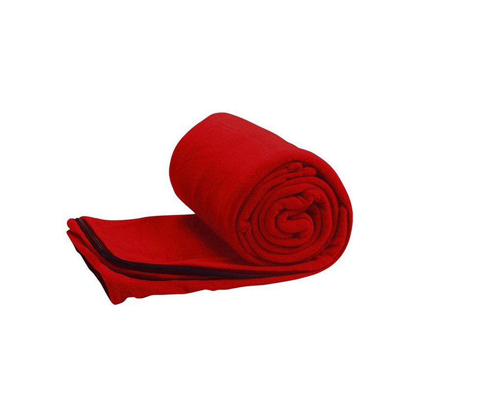 Saco De Dormir Coleman Stratus Fleece Vermelho