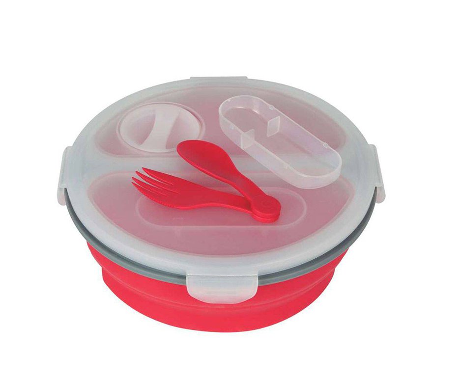 Marmita Retrátil Redonda Mor - Vermelha
