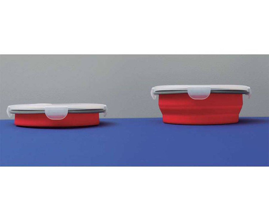 Marmita Retrátil Redonda Mor - Vermelha