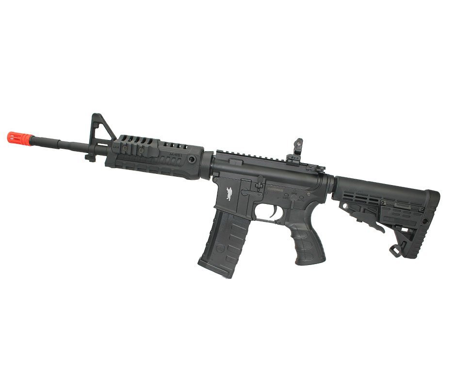 Rifle De Airsoft King Arms M4a1 Caa Custom Elétrica 6mm + Bateria Lipo E Carregador
