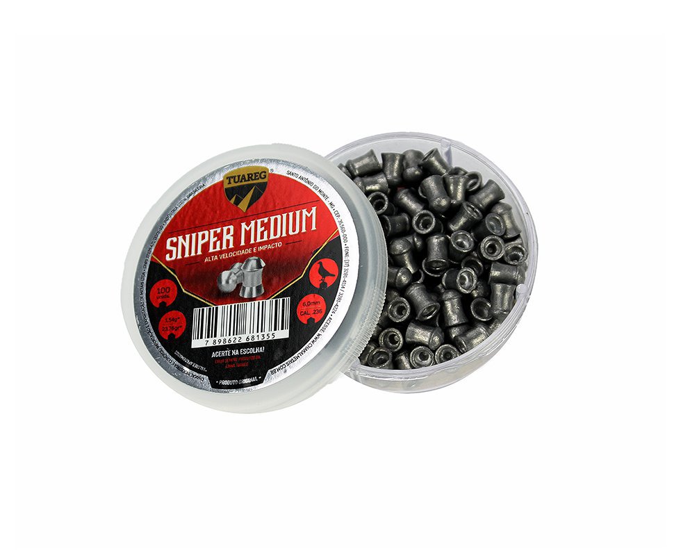 Chumbinho De Pressão Tuareg Sniper Medium 6,0