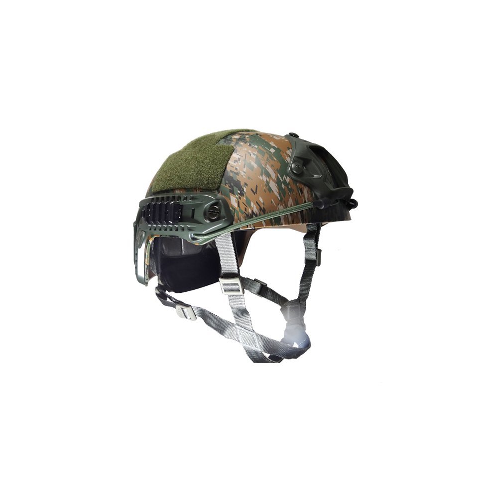 Capacete Tático Para Airsoft/paintball Mod Fast B - Woodland Digital