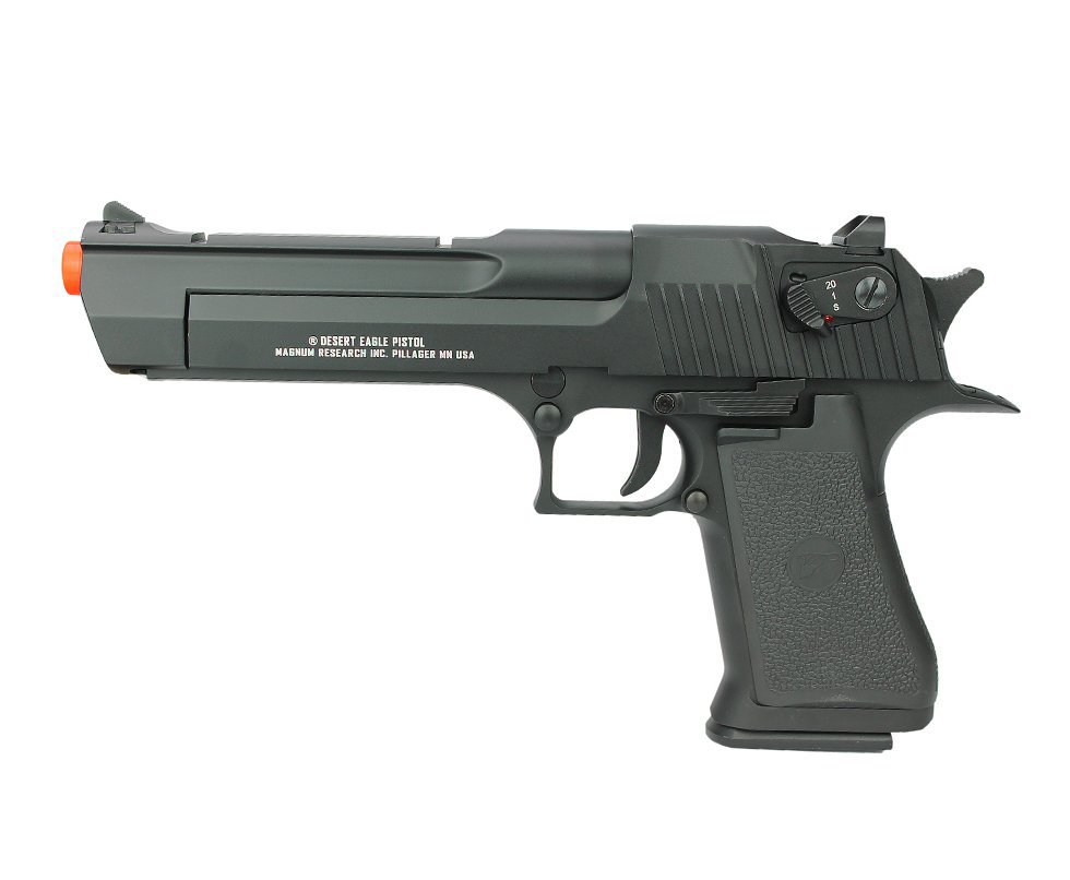 Pistola De Airsoft Co2 Desert Eagle Blowblack 6,0mm Cybergun