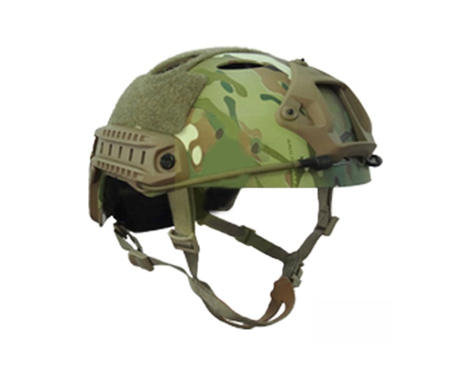 Capacete Tático Para Airsoft/paintball Mod Fast-p1 Multican
