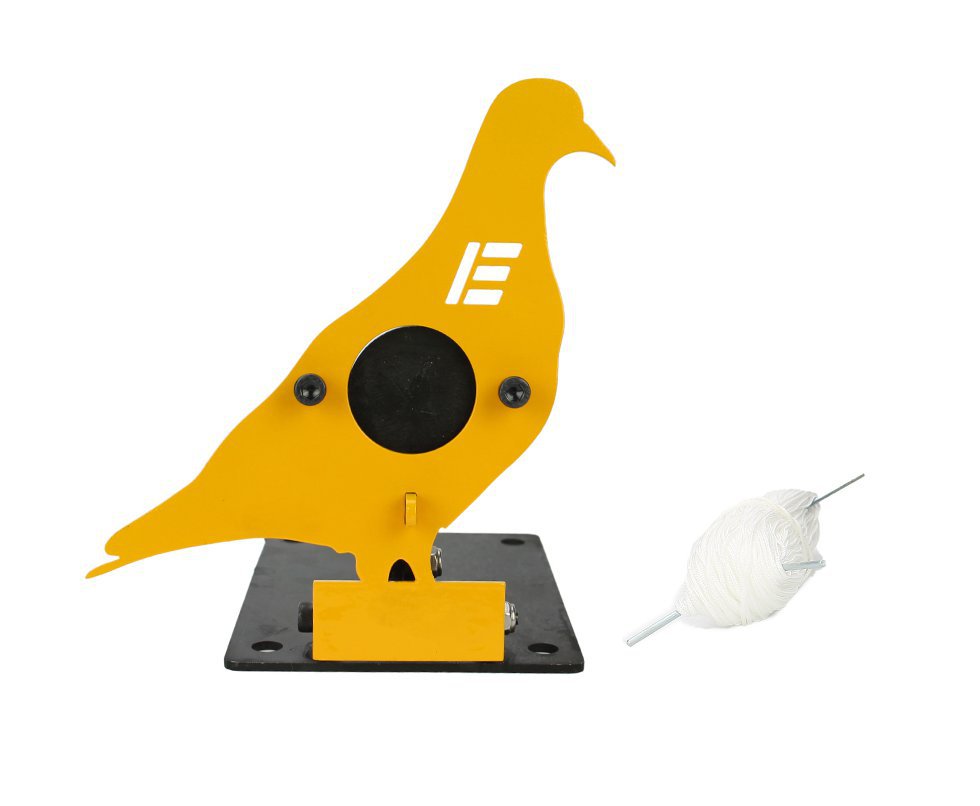 Alvo Field Target Metal Pombo Com Obturador - Elite Airguns