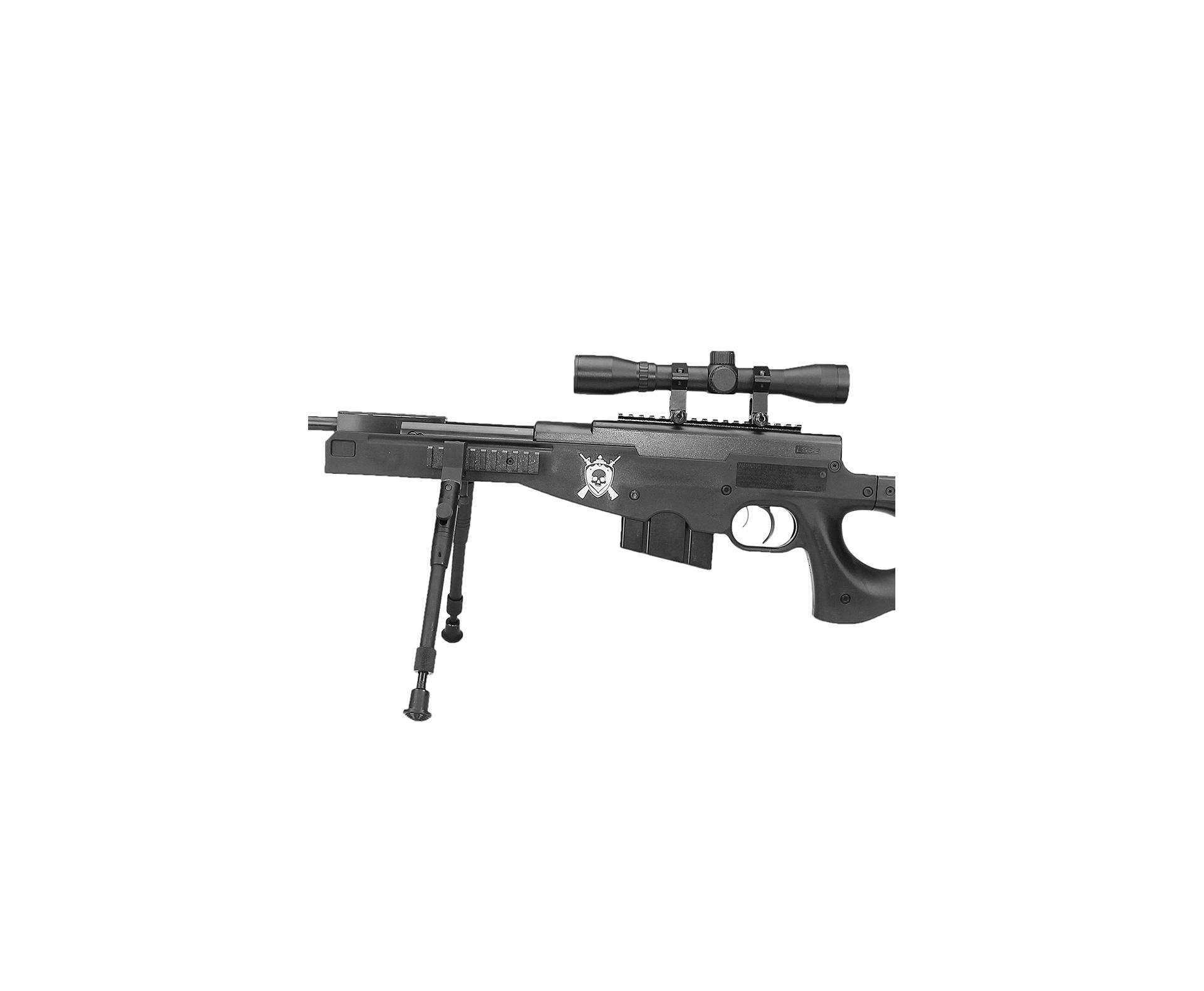 Carabina De Pressão Sniper L115-b K1000 Gás Ram 60kg 5,5 Nova Vista