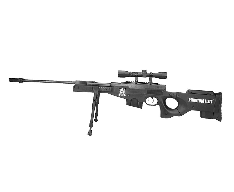 Carabina De Pressão Sniper L115-b K1000 Gás Ram 60kg 5,5 Nova Vista