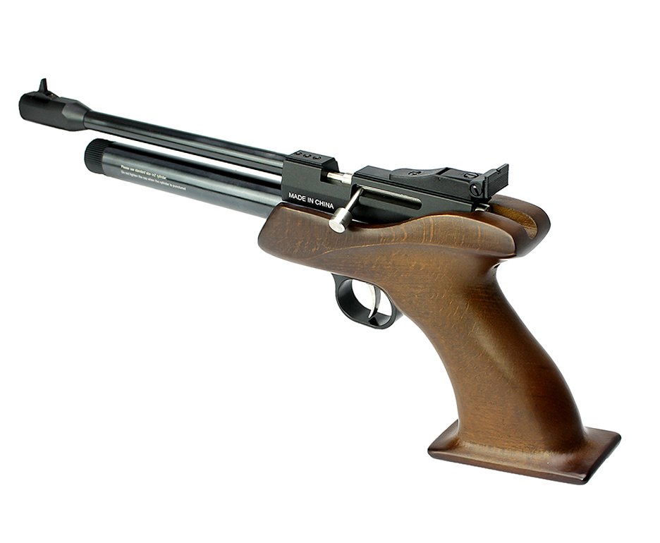 Pistola De Pressão Gas Co2 Cp1 Competition Spa Madeira 4,5mm