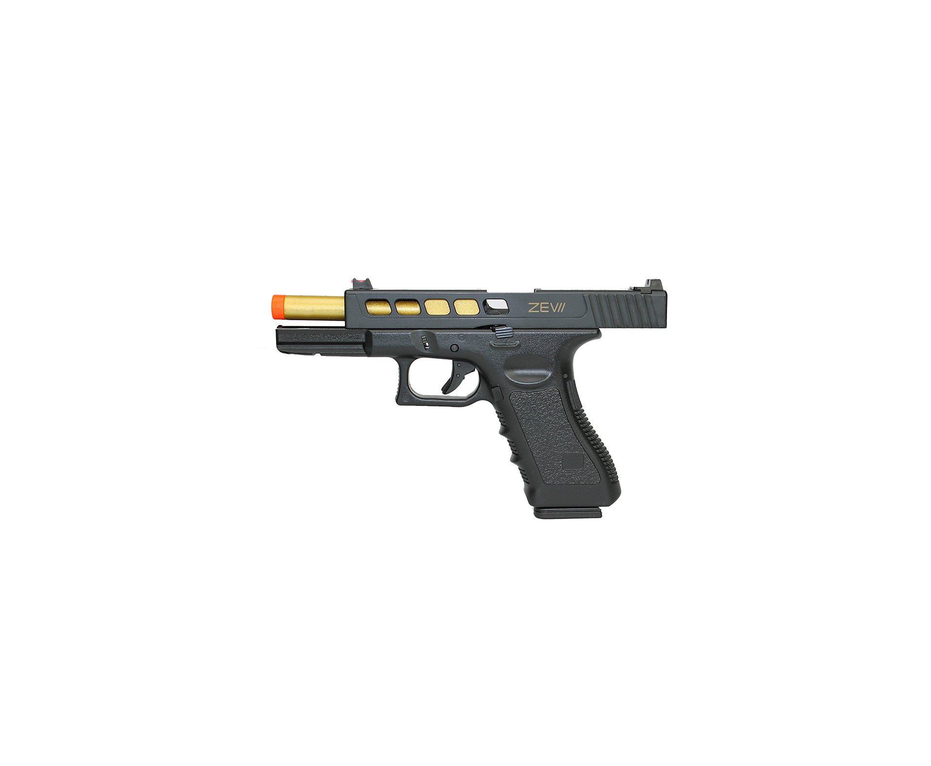 Pistola Airsoft Green Gas Gbb 741-3 G17 Blowback 6,0mm - Double Bell