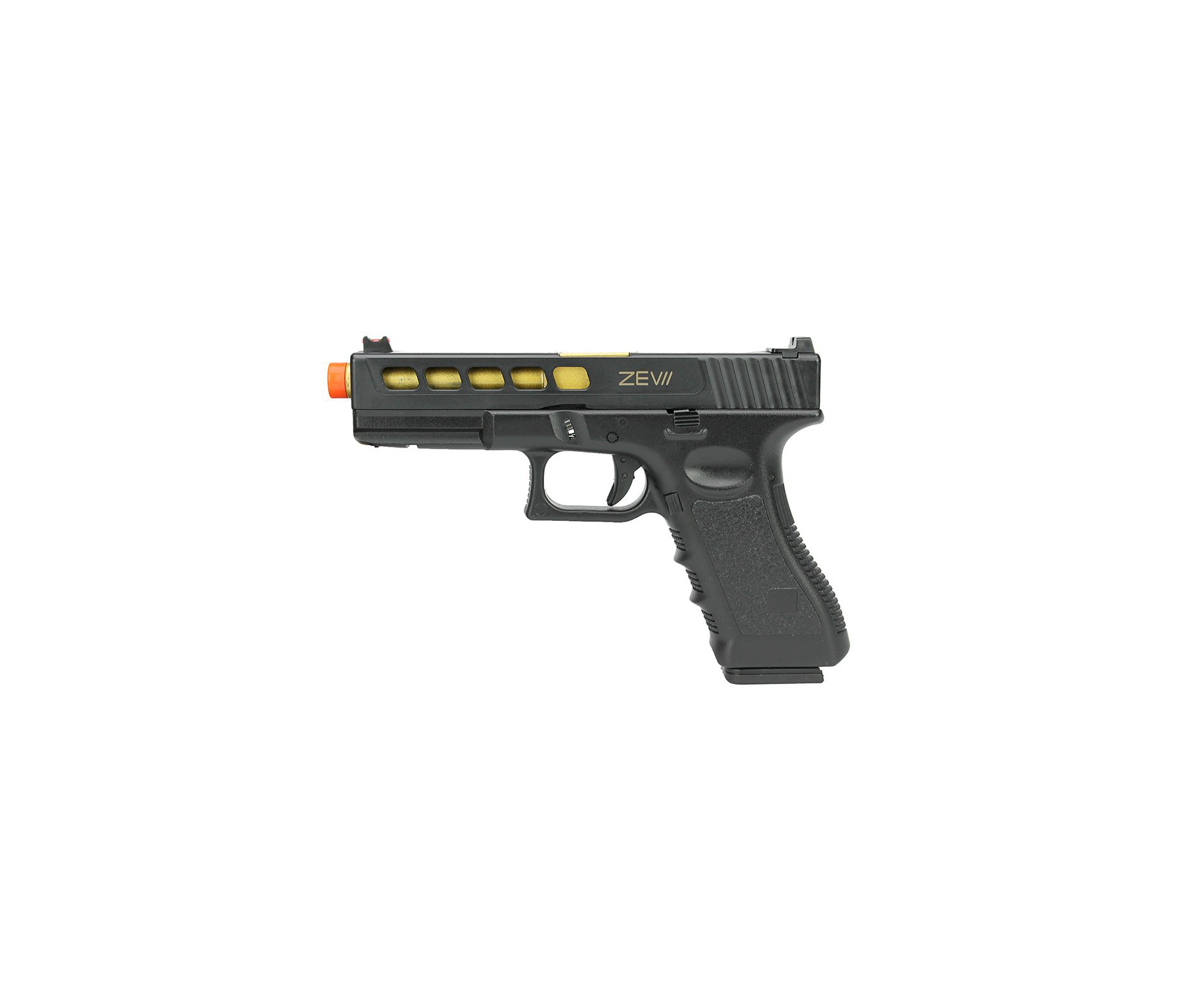 Pistola Airsoft Green Gas Gbb 741-3 G17 Blowback 6,0mm - Double Bell