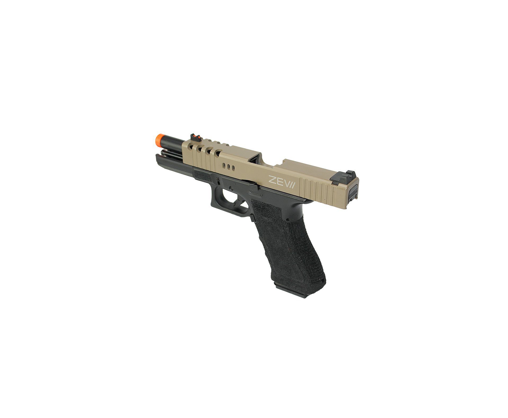 Pistola Airsoft Green Gas Gbb G17 Blowback Db758 Tan 6,0mm - Double Bell