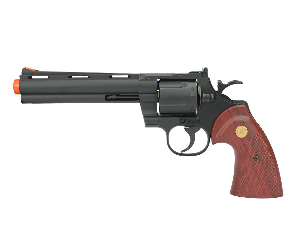 Revólver Airsoft Green Gás Gbb Python 357 6" 6t Ug139b - Uhc 6,0mm