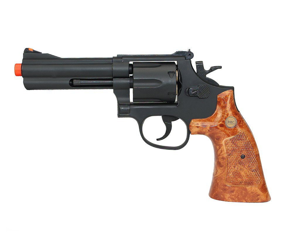 Revólver Airsoft Green Gas Gbb M-586 4" 6 Tiros Uhc Ug134b 6,0mm