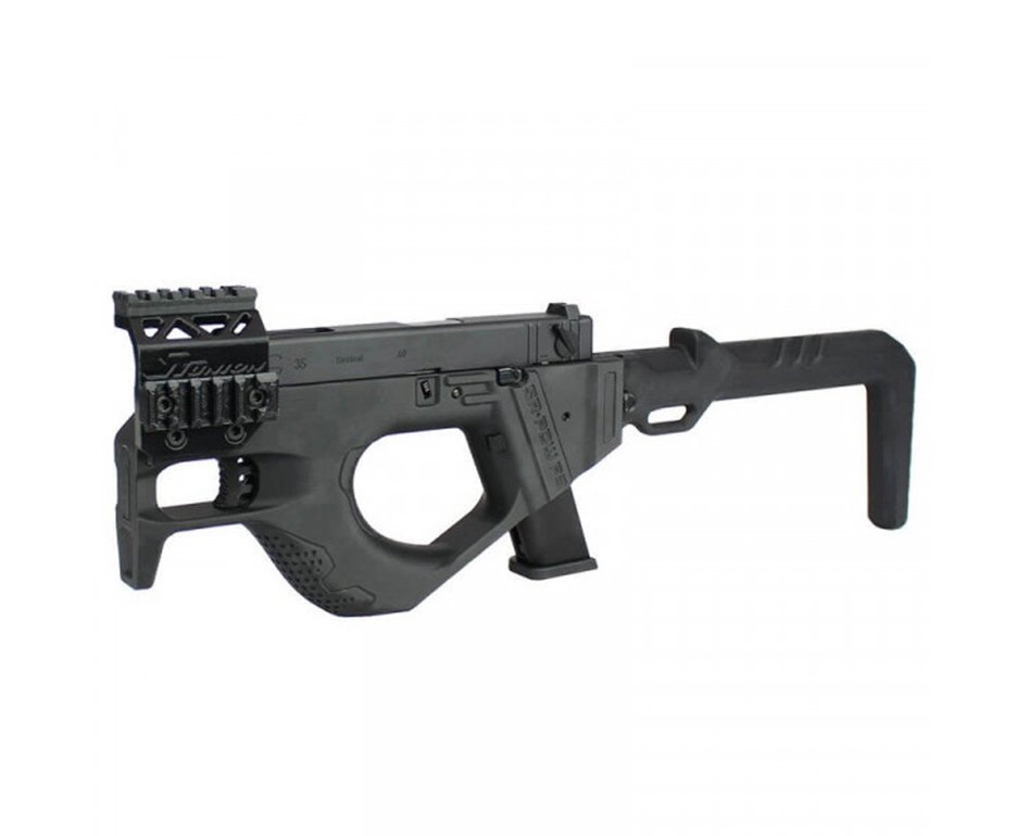Kit De Conversão Bullpup Carbine Para Glock Gbb/aep Sistema Tm 9sr-p3-tm-bk