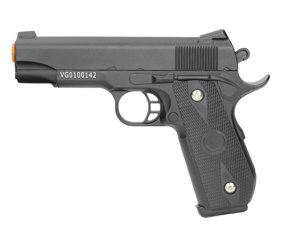 Pistola De Airsoft Vg 1911 V9 Full Metal Spring 6mm