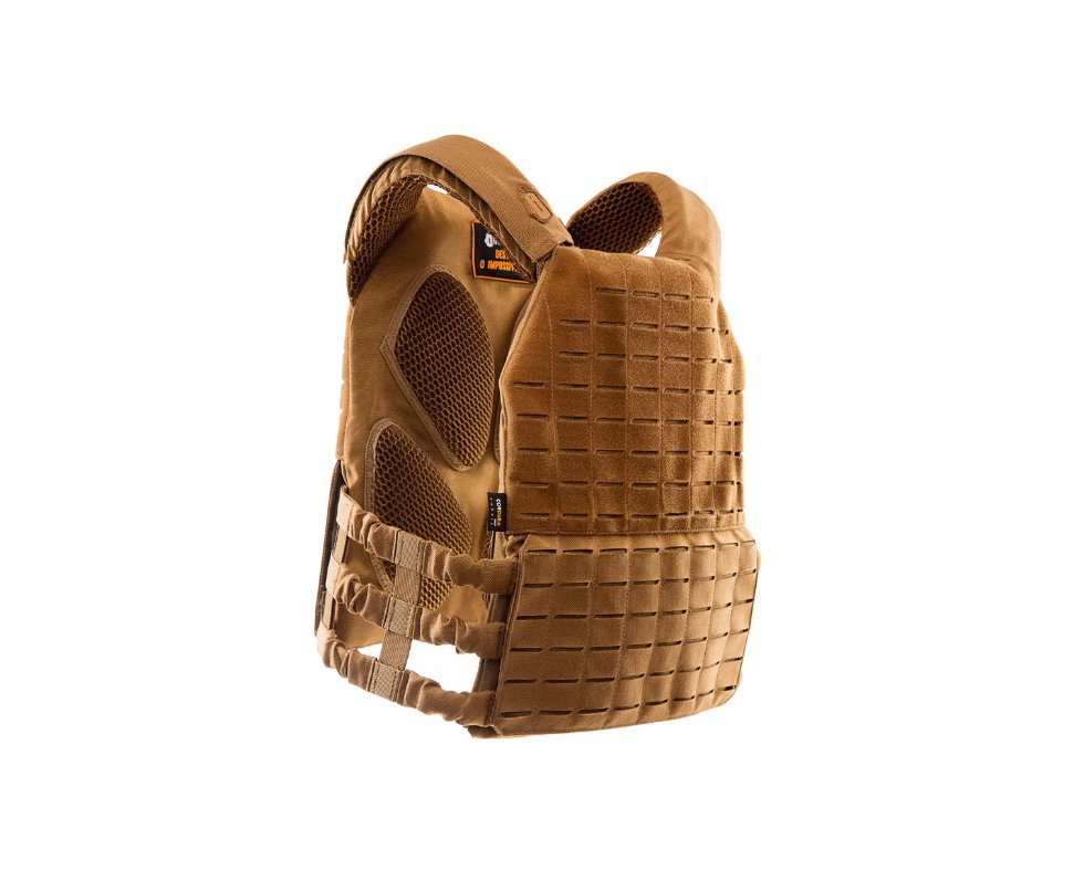 Colete Tatico Invictus Plate Carrier Apolo Cordura Coyote Tamanho único