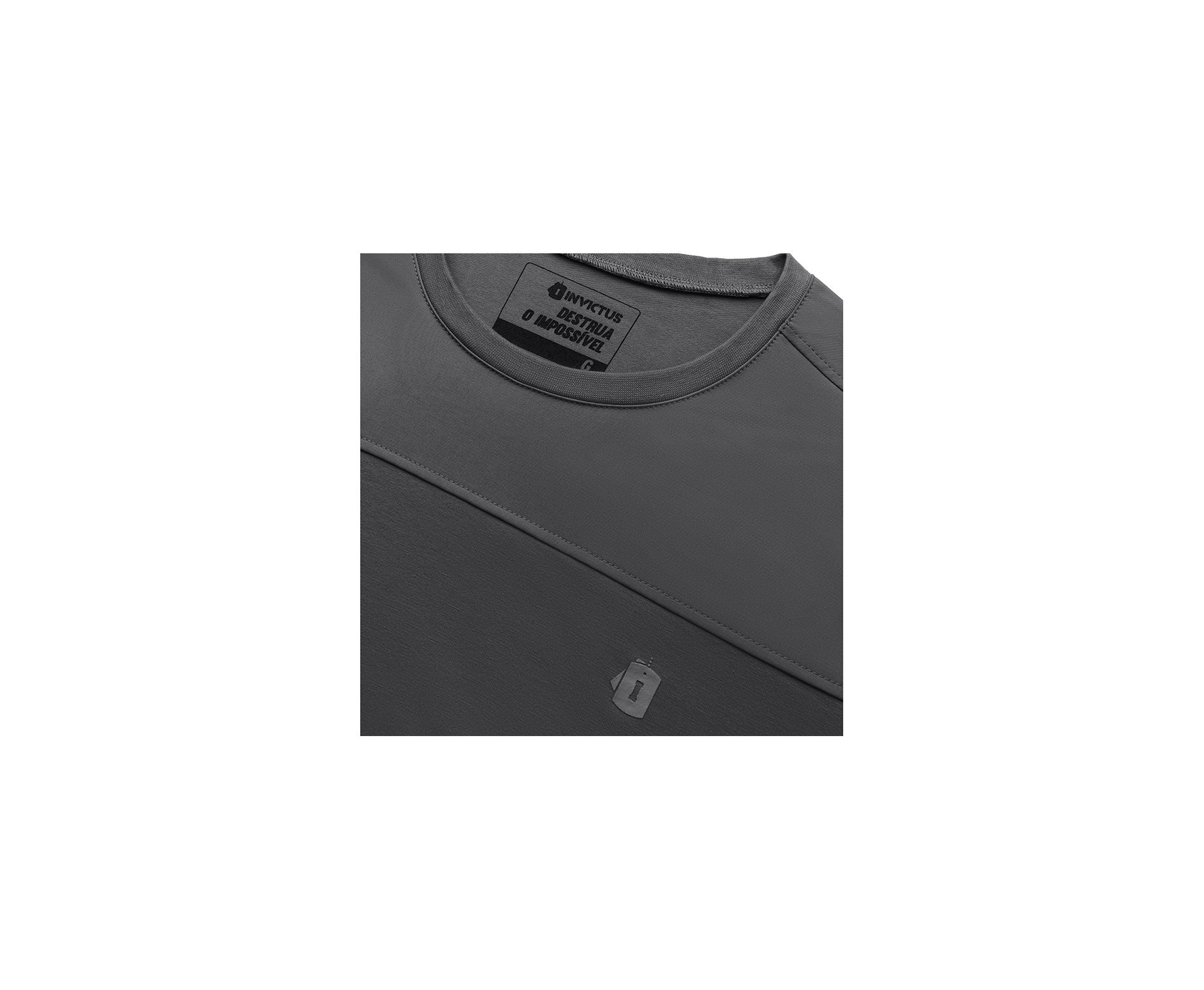 Camiseta Tatica T-shirt Invictus Infantry Cinza Pilot - P