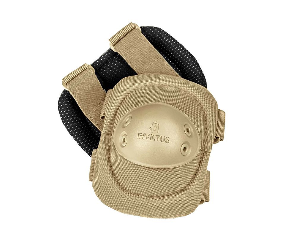 Cotoveleira Tática Invictus Protec Coyote