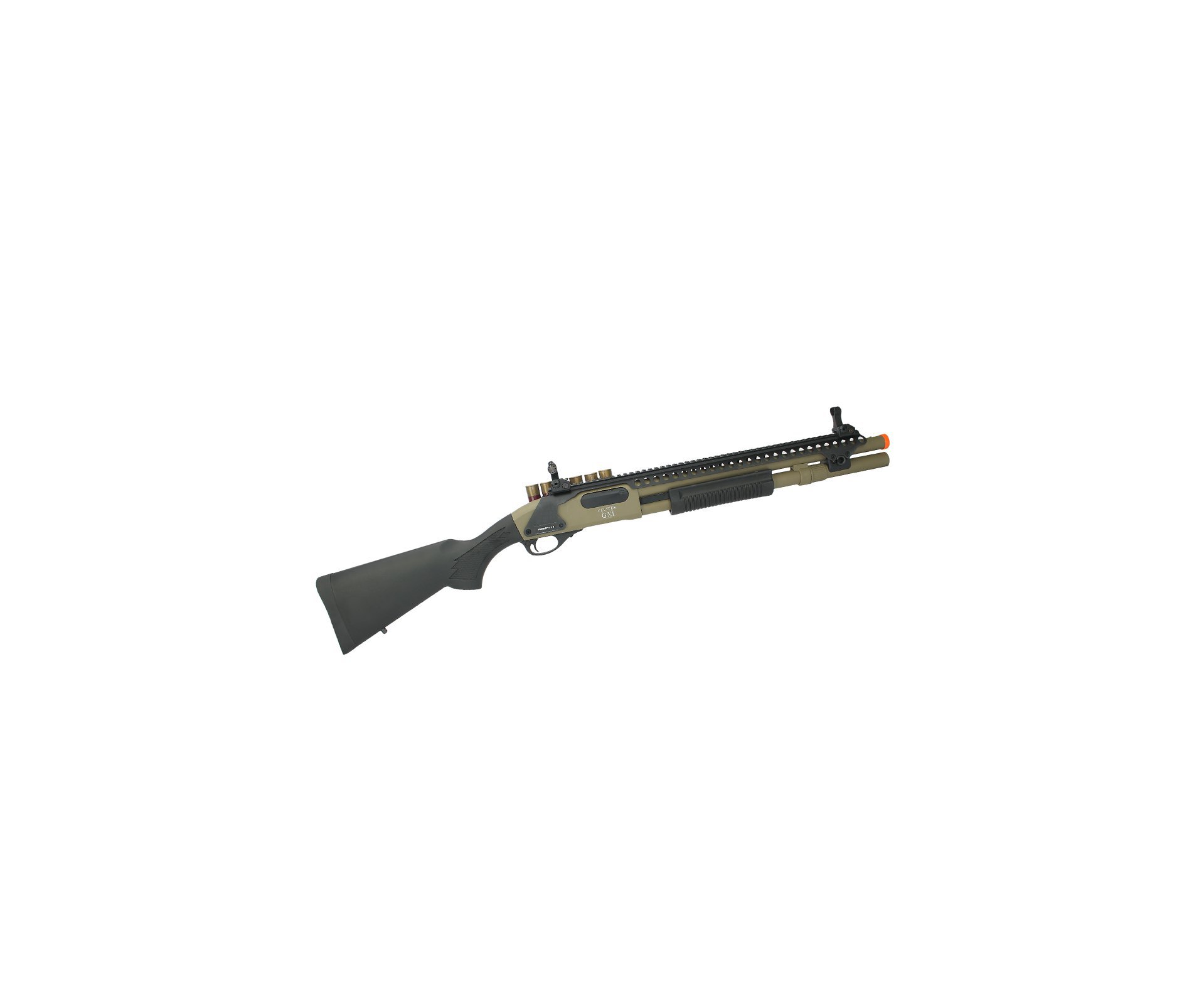 Escopeta Shotgun De Airsoft Gbb Full Metal V0002 Epg Velites G-xi Tan Cal 6,00mm