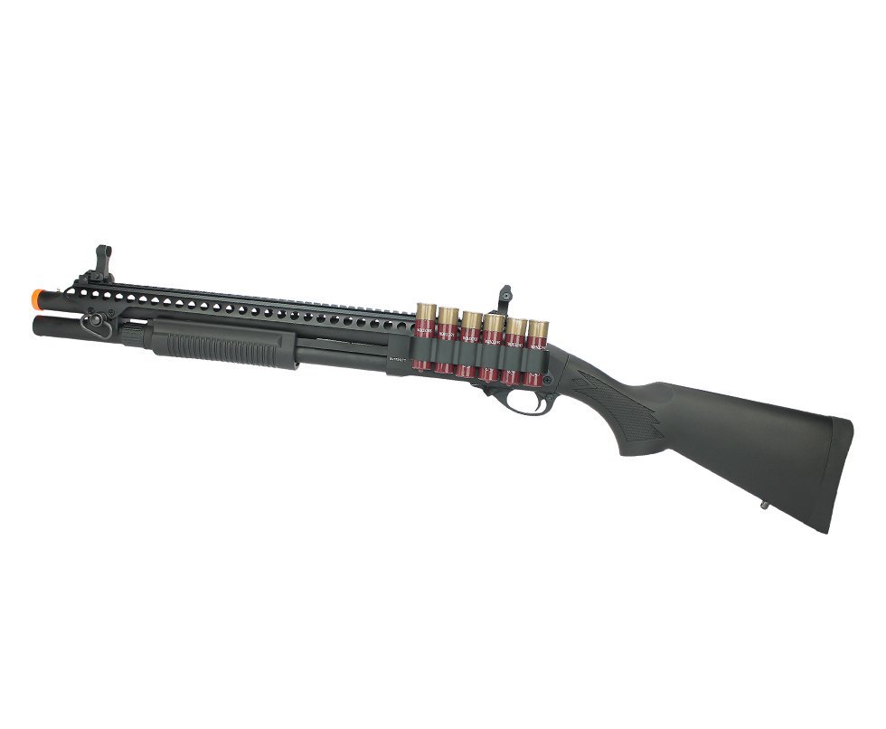 Escopeta Shotgun De Airsoft Gbb Full Metal V0001 Epg Velites G-xi Cal 6,00mm