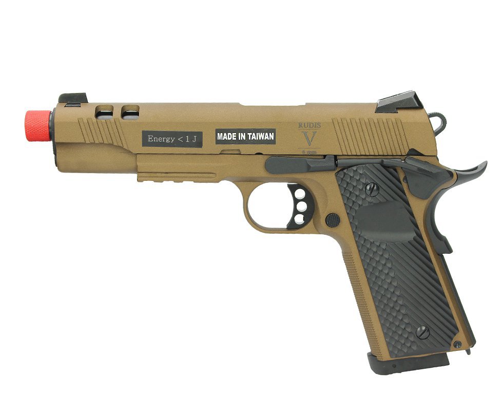 Pistola De Airsoft Co2 Secutor Rudis V Acta Non Verba Full Metal Blowback Cal 6mm