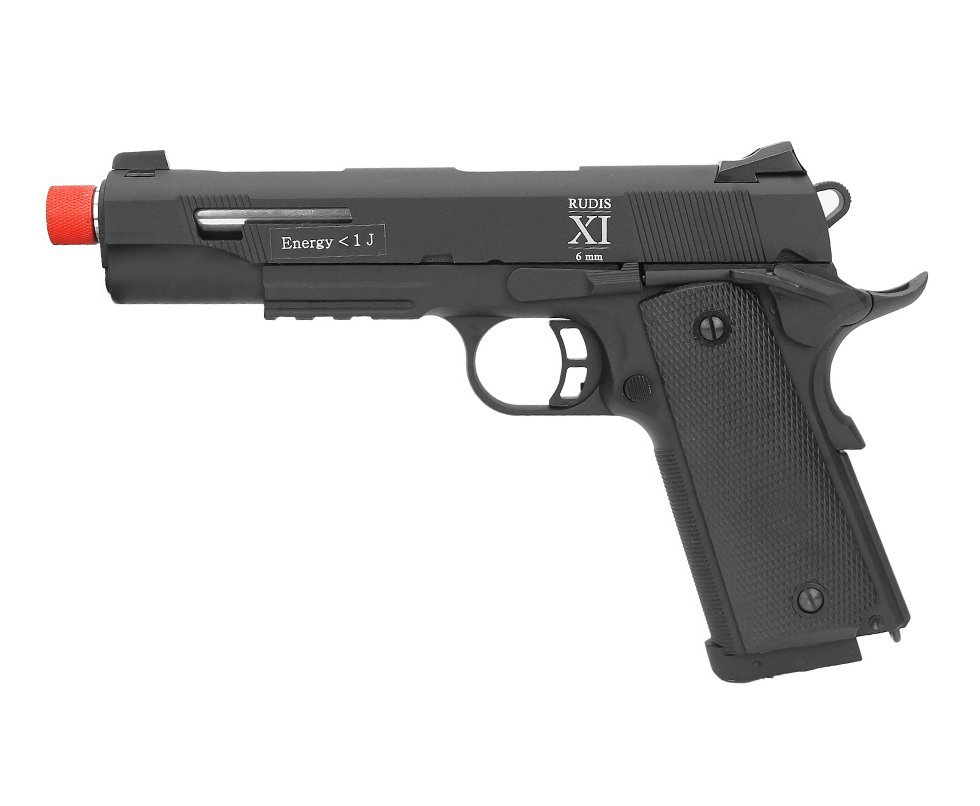Pistola De Airsoft Co2 Secutor Rudis Xi Full Metal Com Blowback 6mm