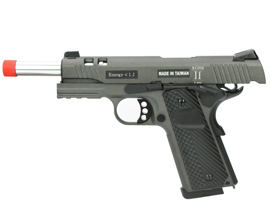 Pistola De Airsoft Co2 Secutor Rudis Ii Acta Non Verba Full Metal Com Blowback Cal 6mm