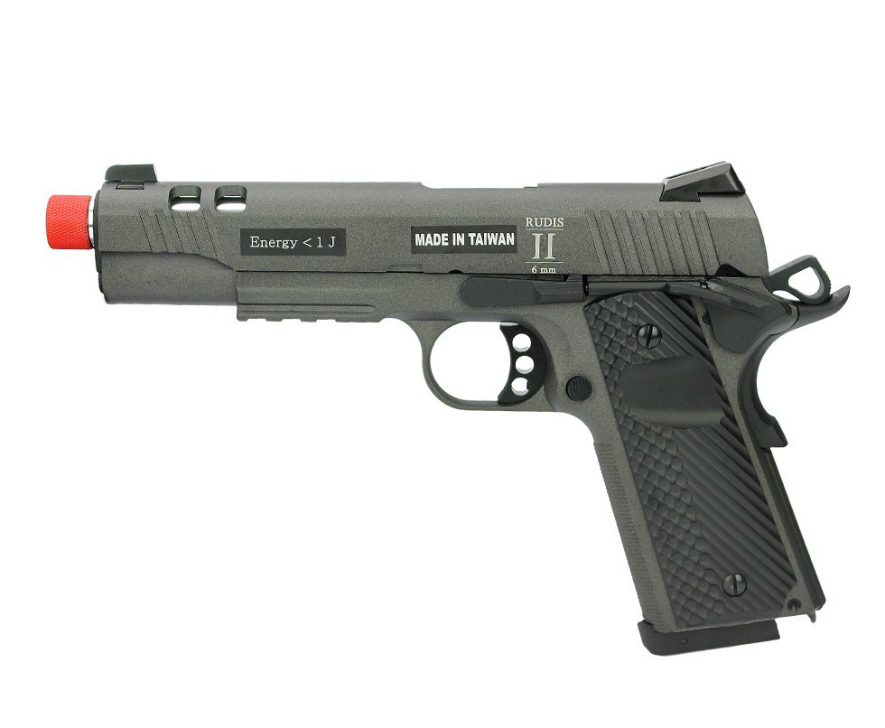 Pistola De Airsoft Co2 Secutor Rudis Ii Acta Non Verba Full Metal Com Blowback Cal 6mm