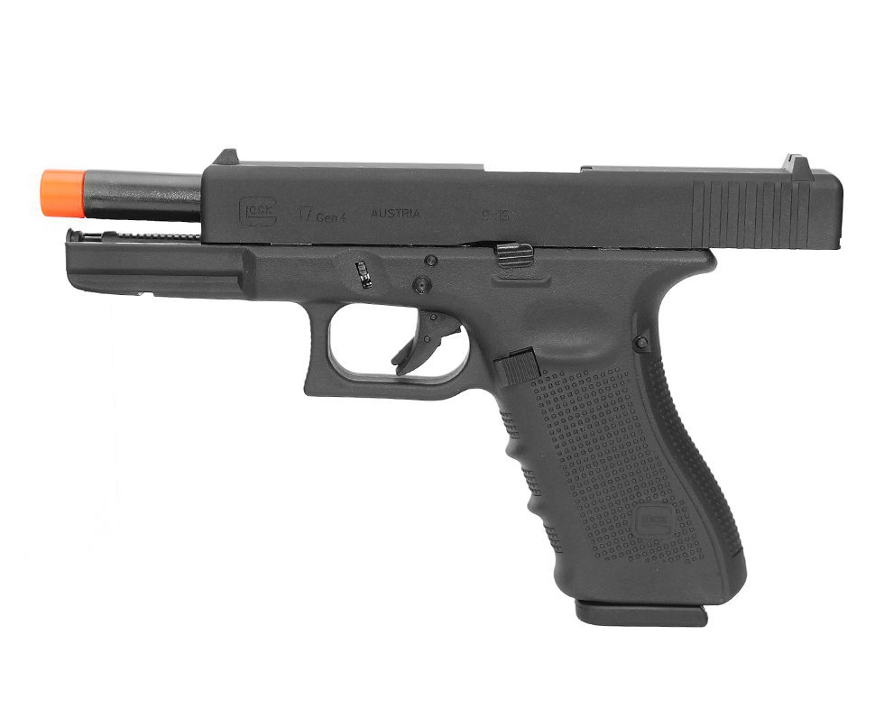 Pistola De Airsoft Gas Gbb Glock G17 Blowback Oficial Cal 6mm