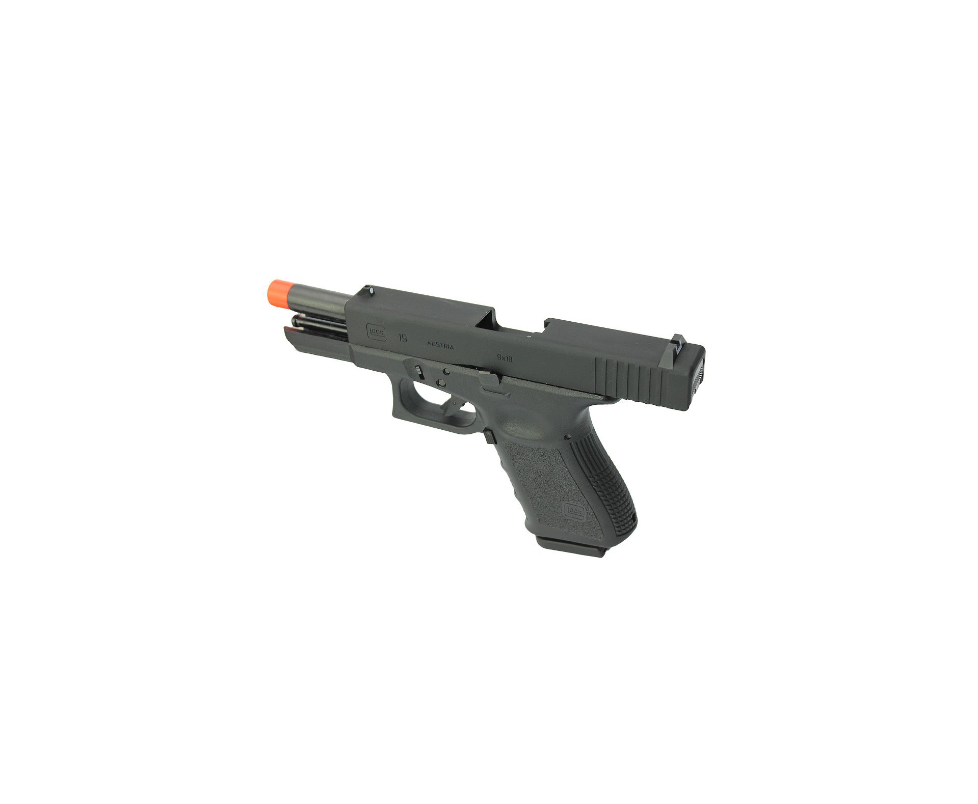 Pistola De Airsoft Gas Gbb Glock G19 Blowback Oficial Glock 6mm