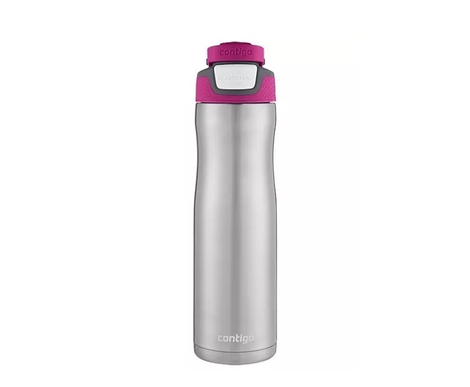 Squeeze Contigo Autoseal Chill Aço Inox 710ml Rosa Berrt