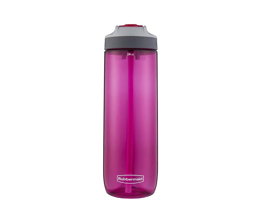 Squeeze Rubbermaid Tritan Newl Leak Proof Bico Canudo Rosa 709ml