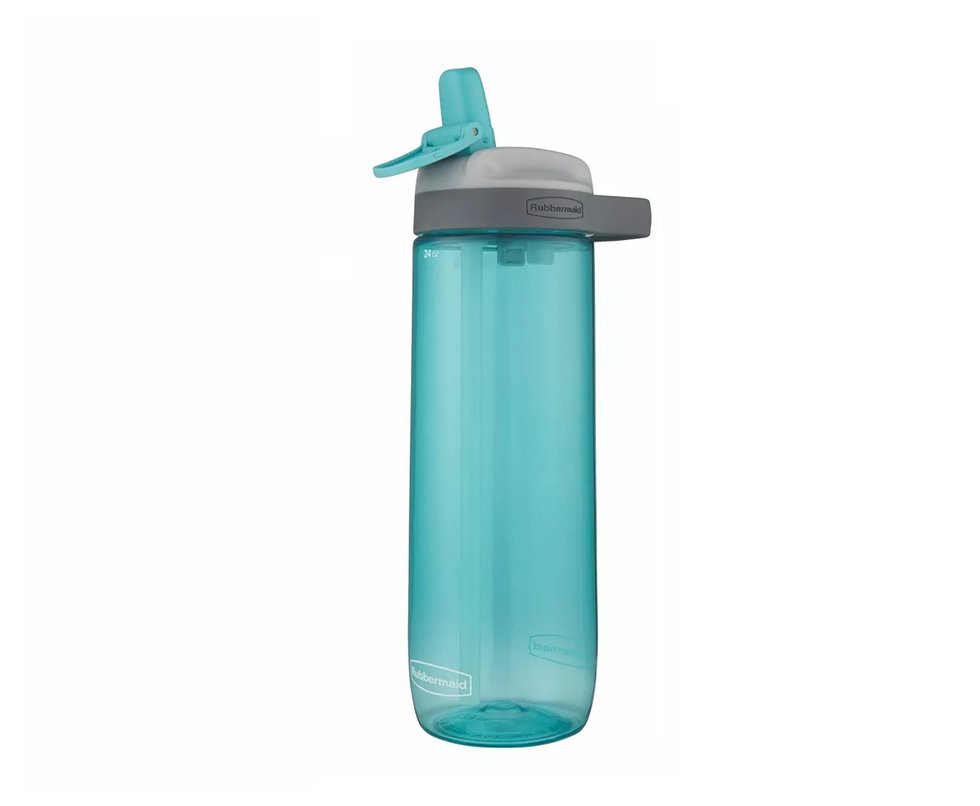 Squeeze Rubbermaid Tritan Newl Leak Proof Bico Canudo Azul 709ml