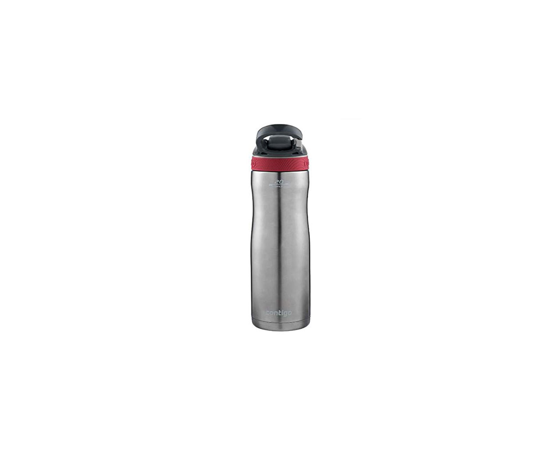 Squeeze Contigo Autospout Ashland Chill Aço Inox 591ml Sangria