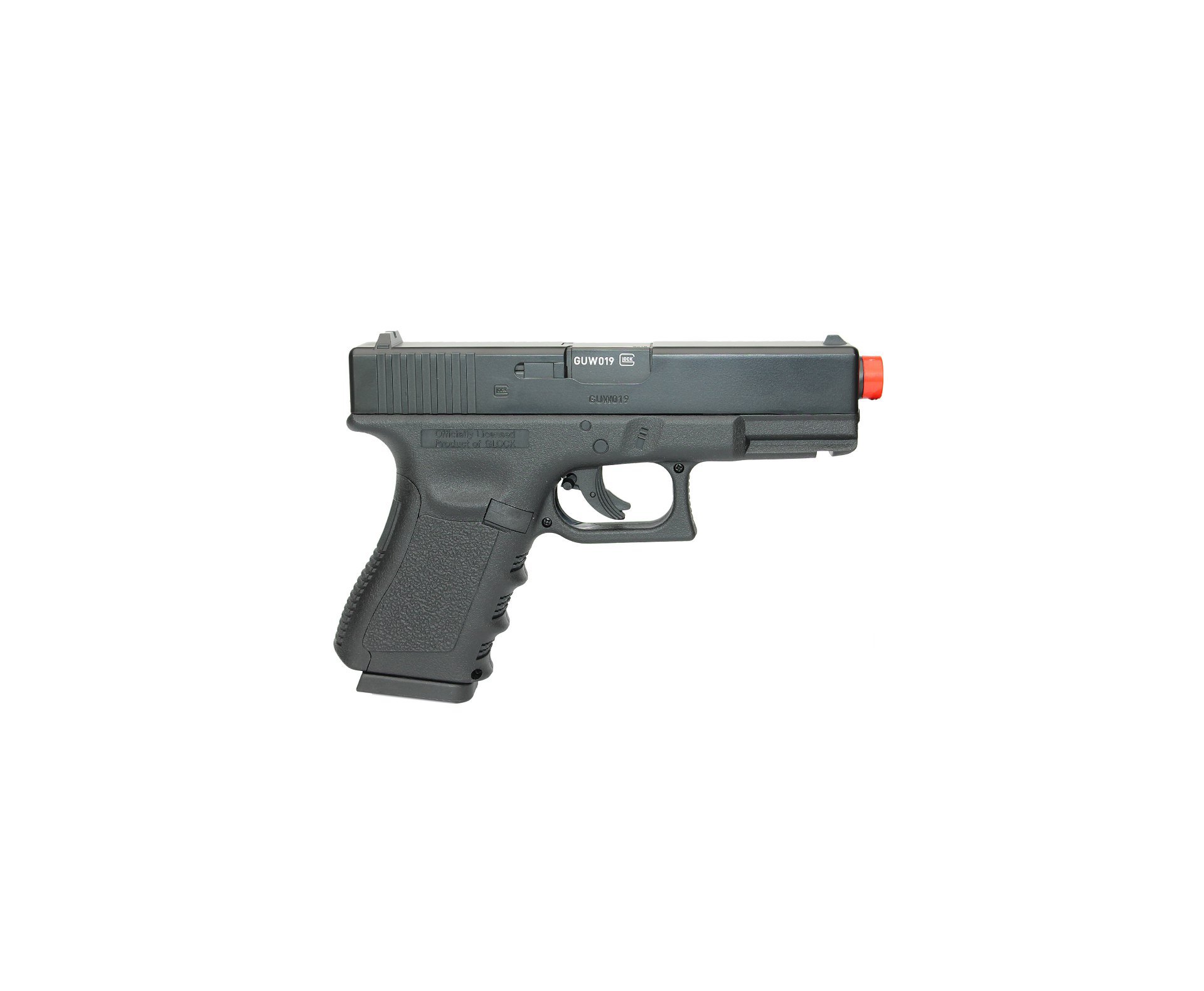 Pistola De Airsoft Gas Co2 Glock G19 Slide Metal Oficial Cal 6mm