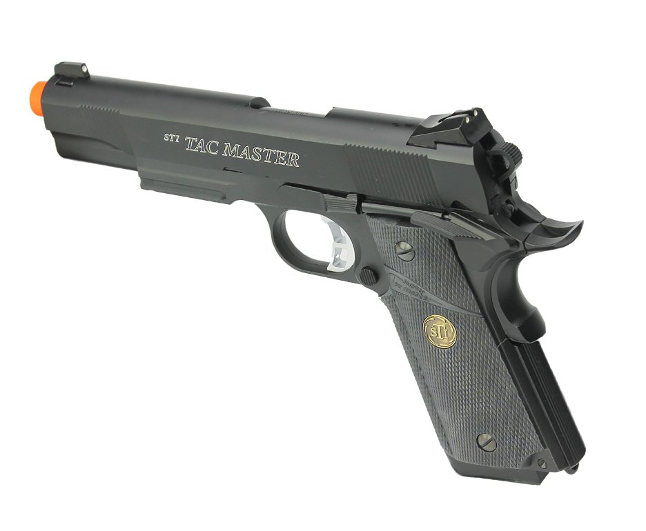 Pistola De Airsoft Gbb Asg Sti Tac Master Slide Metal Blowback 6mm
