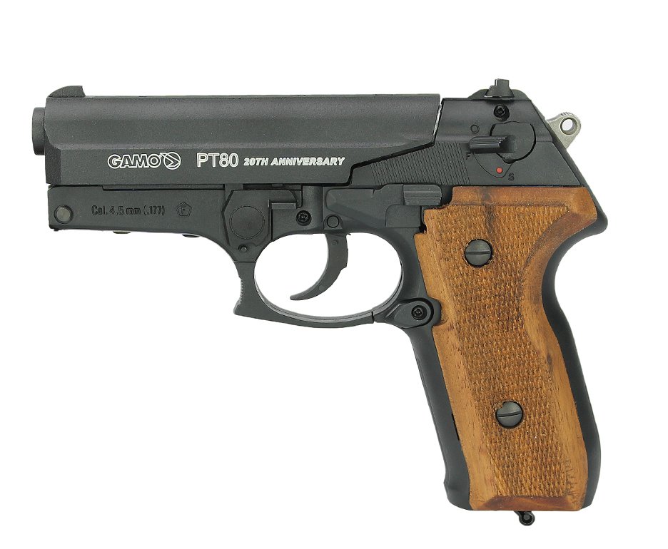 Pistola De Pressão Co2 Gamo Pt-80 20th Anniversary 4,5mm