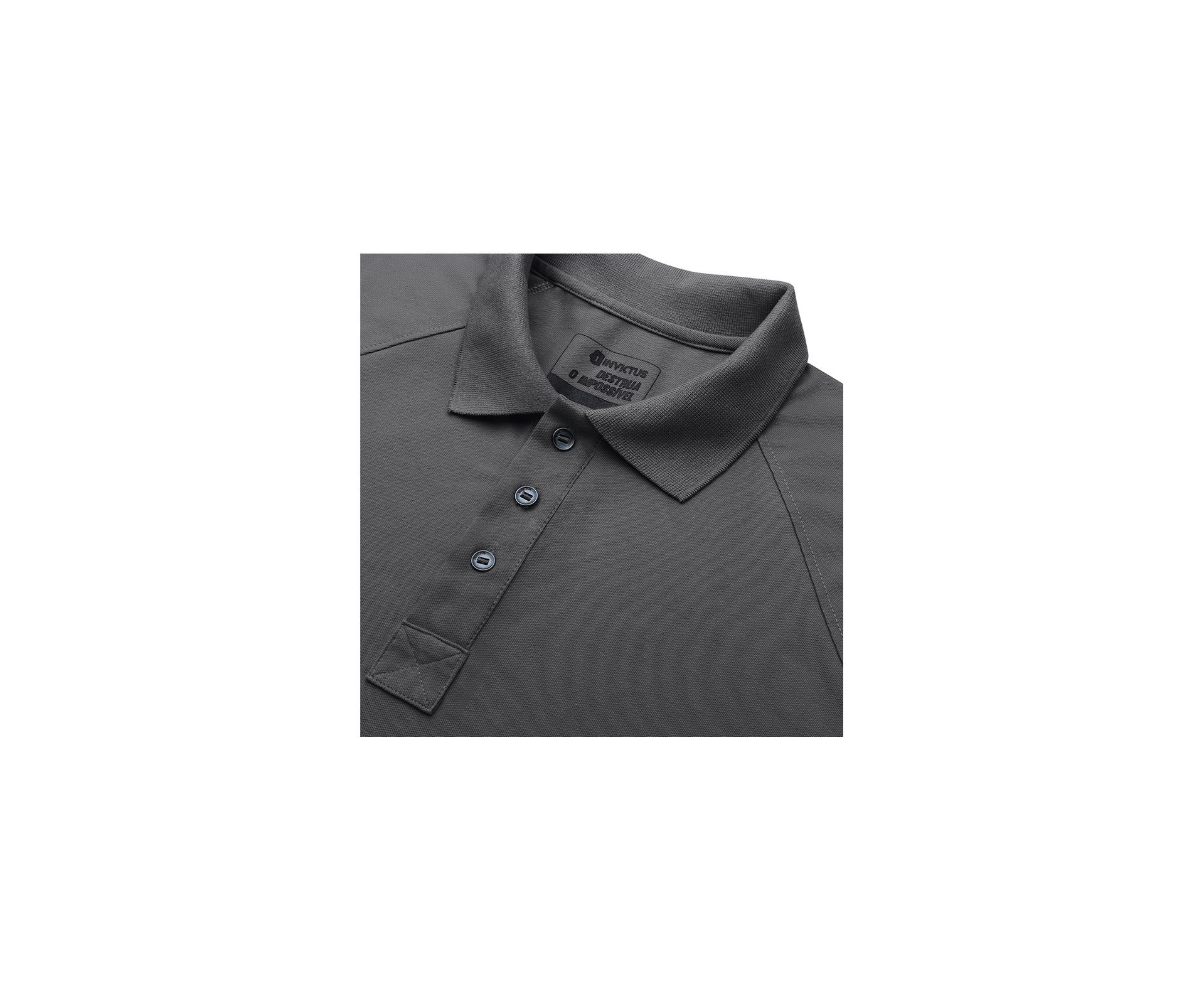 Camisa Tatica Polo Invictus Control Cinza Pilot  - P
