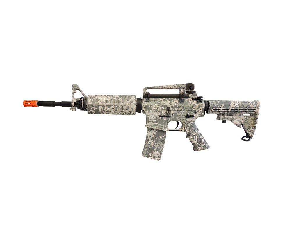 Rifle De Airsoft Navy Seals M4a1 Camuflado Urbana Full Metal Cal 6.0mm - King Arms