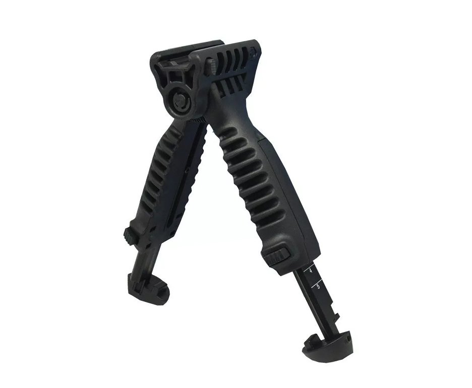 Bipé Bipod Grip Carabinas E Rifles Tmc Cl19 Abs Trilho De 20mm E 22mm