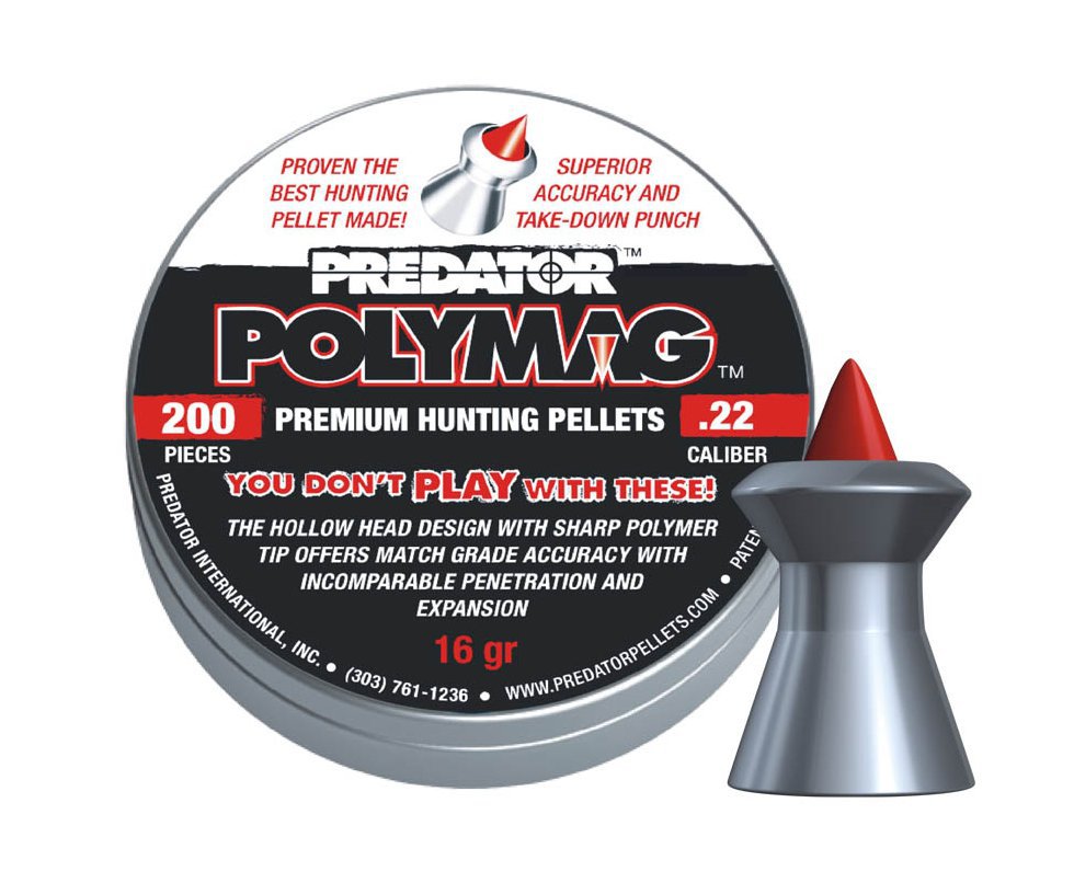 Chumbinho Polymag Cal 5,5mm Com 200 Unidades - Predator