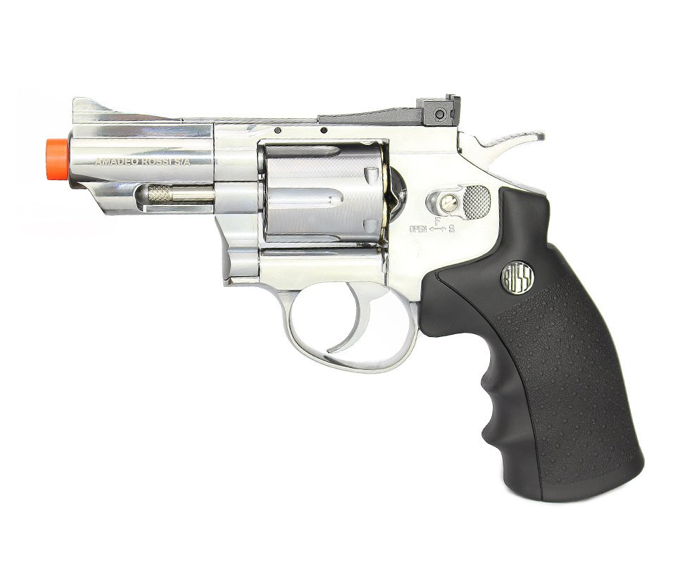 Revólver De Airsoft Wingun Co2 Full Metal Rossi Niq. 708s 2,5" 6mm